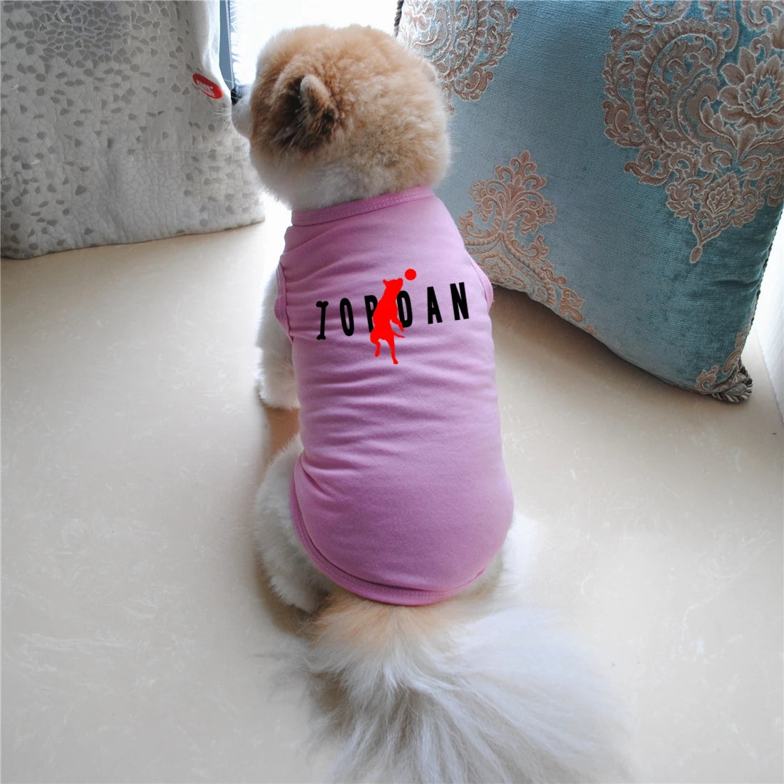 Brand Letter Printing Pet Clothes For Dogs Cat Sweater Vest Cute Dog Coat Jacket For Small Dogs Summer Pet Dog Clothes