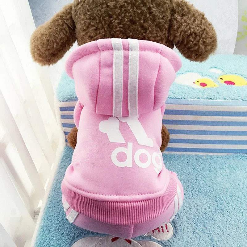 Clothes For Small Dogs Autumn Winter Warm Puppy Pet Cat Coat Jacket Sport Dog Jumpsuits Chihuahua French Bulldog Clothing Outfit